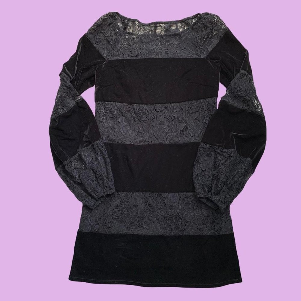VINTAGE ROMANTIC‎ GOTH COCKTAIL DRESS